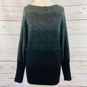 Guess black to gray gradient sweater like new size large